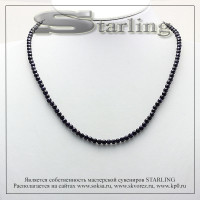 34101285 - Бусы авантюрин синий Ш4