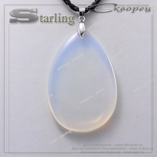 374305-1 - Кулон лунный камень КАП