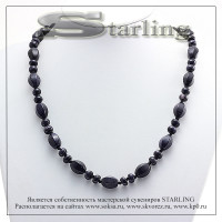 32201200 - Ожерелье авантюрин синий Регина