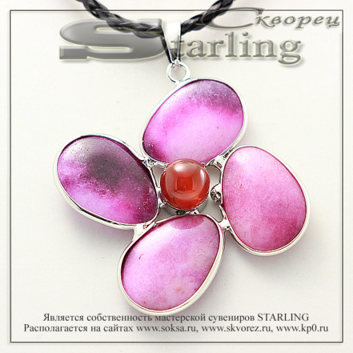3732737 - Кулон кварц сиреневый Вероника