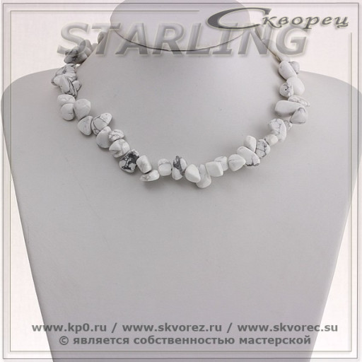 3413133 - Бусы кахолонг  О10