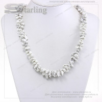 3223168 - Ожерелье кахолонг  Изабелла