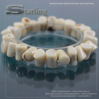 3136743 - Браслет коралл кремовый ПА