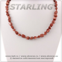 34201105 - Бусы авантюрин коричневый ГА14