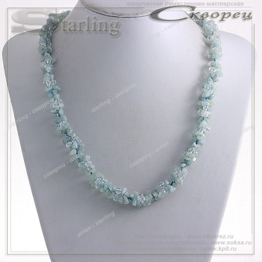 3220569 - Ожерелье аквамарин Инга