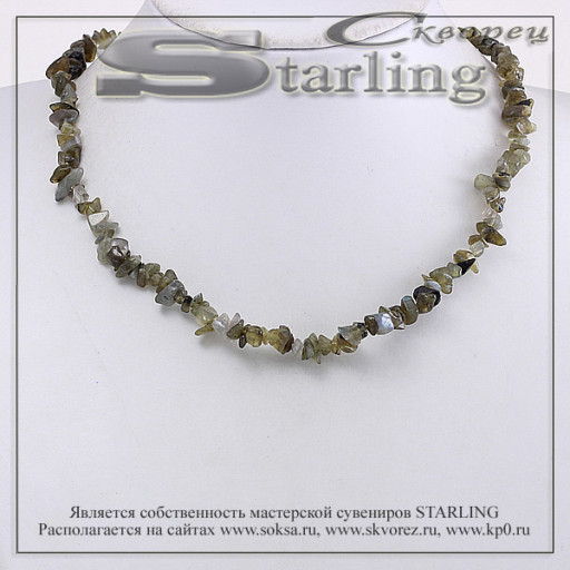 3413903 - Бусы лабрадор  ГА5