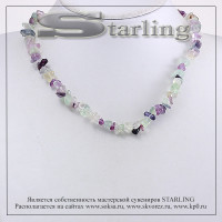 3418703 - Бусы флюорит  ГА5