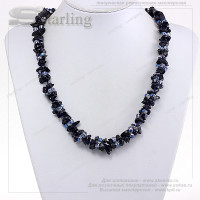 32201269 - Ожерелье авантюрин синий Инга