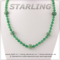 3525174 - Колье нефрит  Оксана