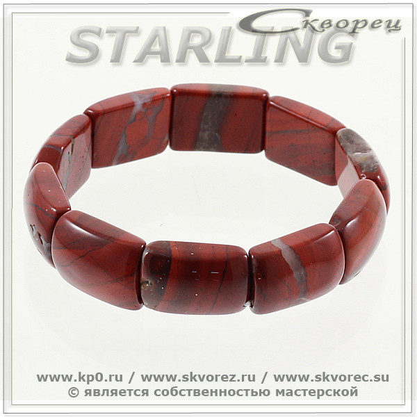 311030614 - Браслет яшма мадагаскарская Аделаида