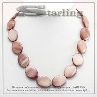 341581454-3 - Бусы перламутр каштановый ТОВ