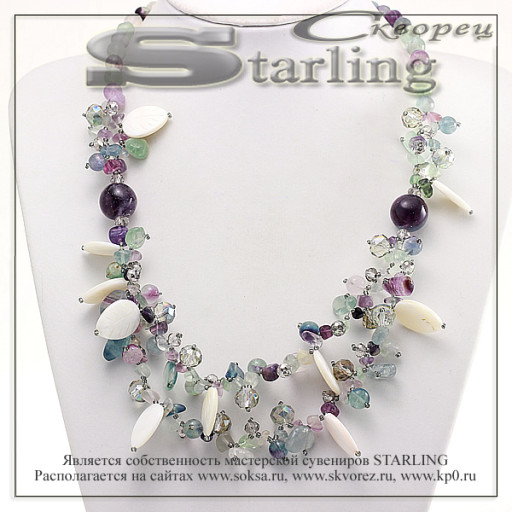 3518770 - Колье флюорит Инесса