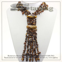 3528290 - Колье тигровый глаз  Клеопатра