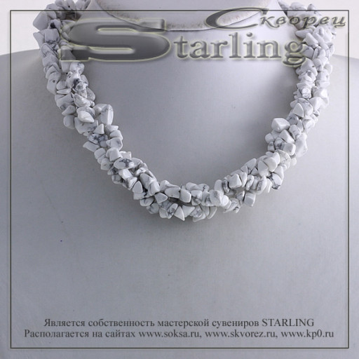 3413169 - Бусы кахолонг  3НГА5