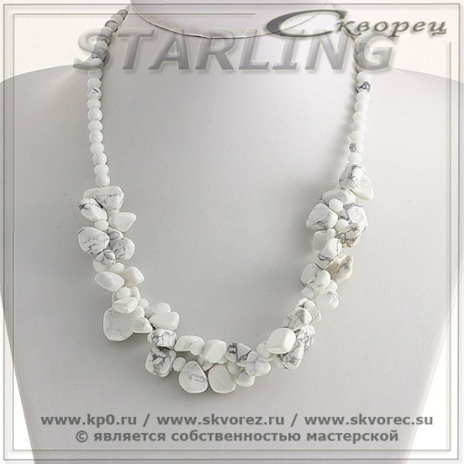 3513106 - Колье кахолонг  Алия