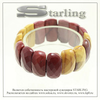 314954 - Браслет мукаит Лобелия