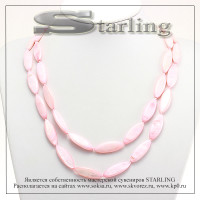 348580436-1 - Бусы перламутр розовый РЗ