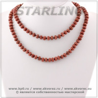 34501196 - Бусы авантюрин коричневый КУ8