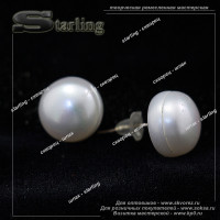 38271106 - Пусеты жемчуг Ш11