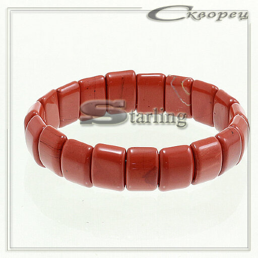 311032218 - Браслет яшма сургучная Аконит