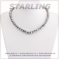 341941041 - Бусы циркон цвета пирита СО10