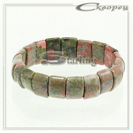318518 - Браслет унакит  Аконит