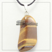 378203 - Кулон тигровый глаз  ГС