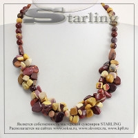 3514906 - Колье мукаит яшма  Алия