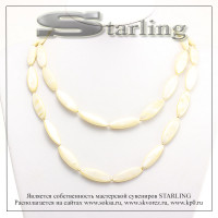 348582236-1 - Бусы перламутр фисташковый РЗ