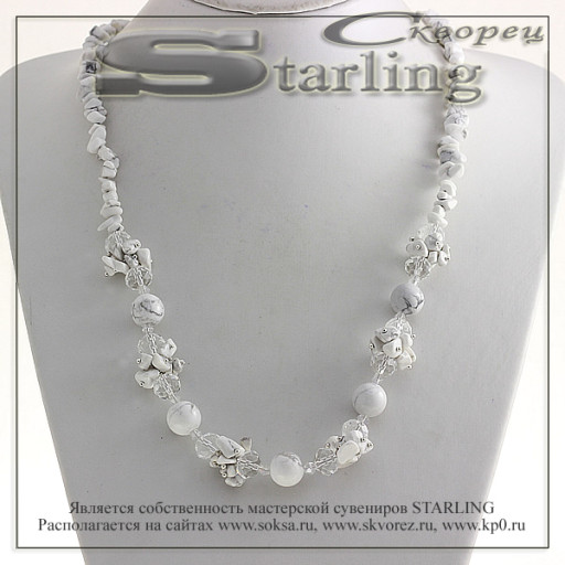 3523140 - Колье кахолонг  Клара