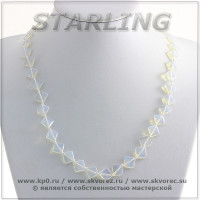 3424363-2 - Бусы лунный камень  ТРО