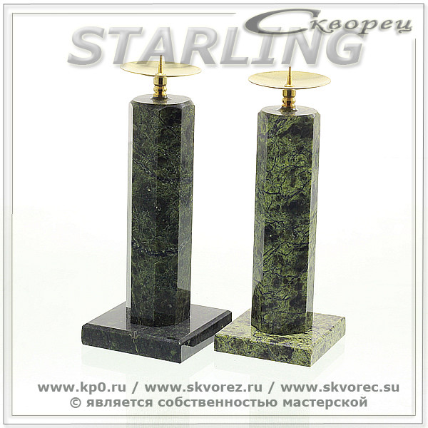 125017 - Подсвечник Столбик восьмигранный