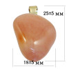420002 - Подвеска из галтованного сердолика
