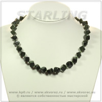 3412818 - Бусы змеевик  К10