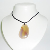 61719 - Подвеска серый  агат