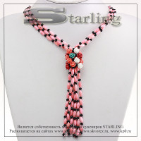 35236325 - Колье коралл розовый Регина