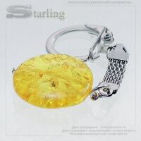 431020731 - Брелок янтарь медовый ТКР27