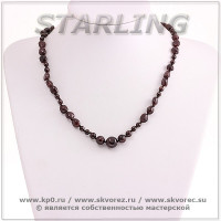 35121108 - Колье гранат красный Берта