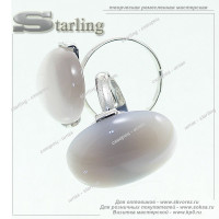 39021251 - Перстень агат облачный Диана