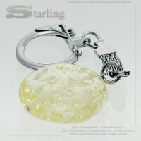 431020231 - Брелок янтарь светлый ТКР27