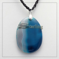 37022105-11 - Кулон агат лагуна КАП