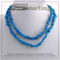 34413103 - Бусы бирюза  ГА5