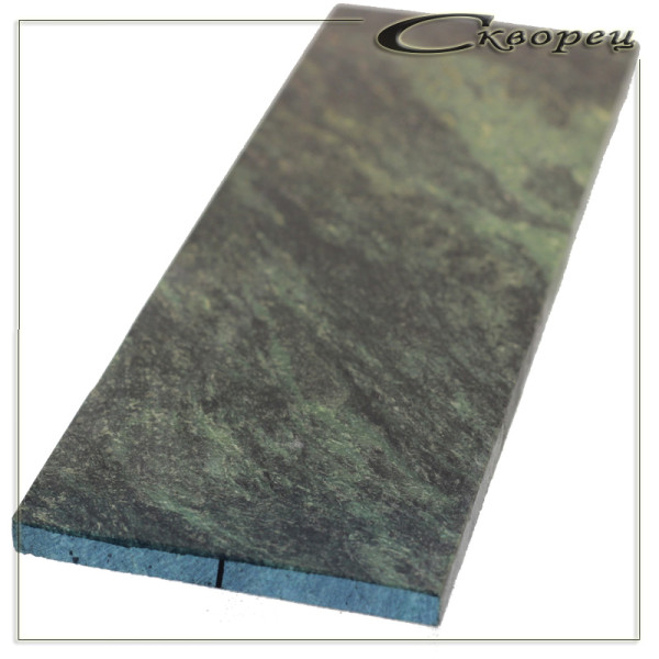 0100212 - Плитка облицовочная 100х300х10 змеевик зеленый