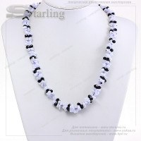 322020169 - Ожерелье агат белый Инга