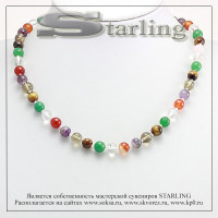 3416987 - Бусы самоцветы  Ш8