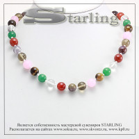 3416981 - Бусы самоцветы  Ш10