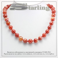 341020582 - Бусы агат иризирующий (Ботсвана) Ш12