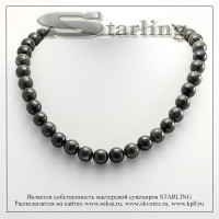 3412882 - Бусы змеевик  Ш12