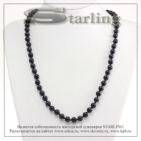 34201287 - Бусы авантюрин синий Ш8