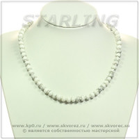 343532 - Бусы кахолонг К0508Д45ЧУ